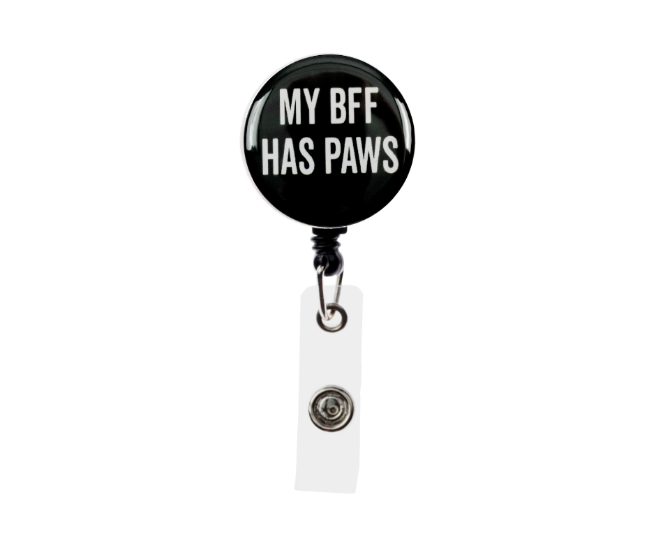 My BFF Has Paws Badge Reel